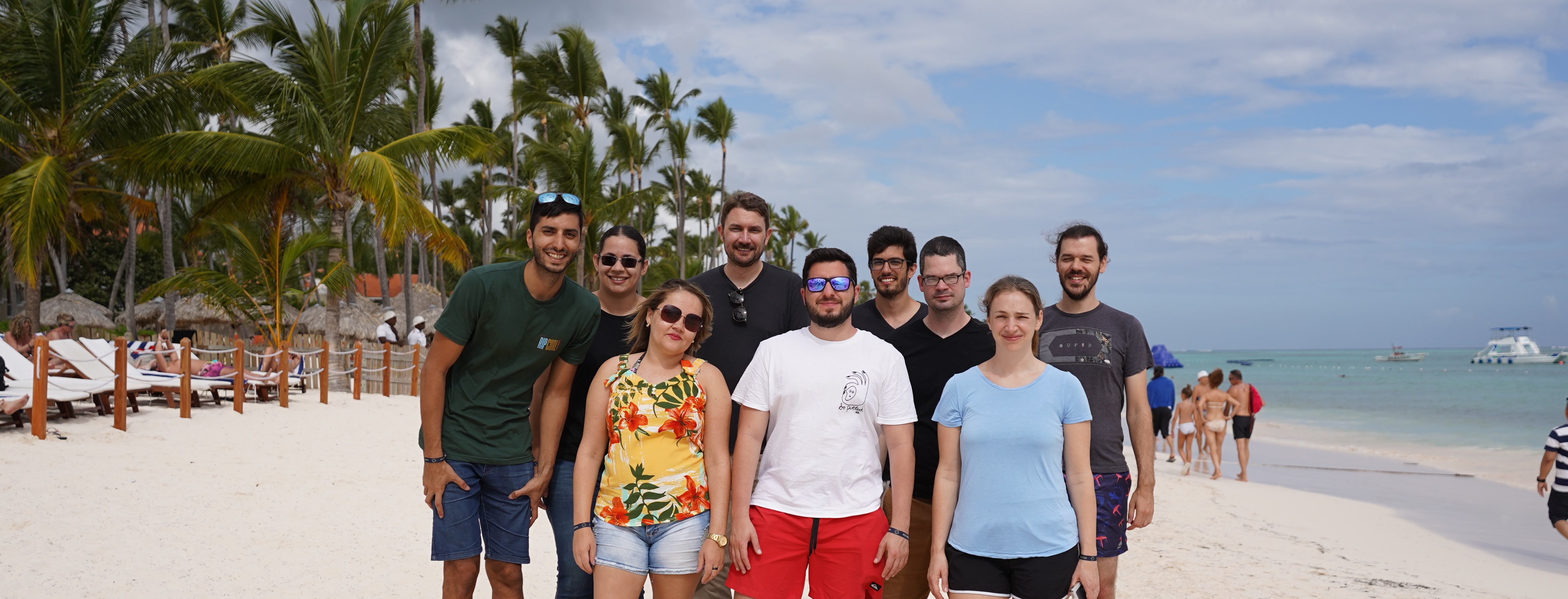 Our team at Punta Cana's team retreat (2020)